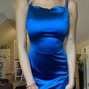 “Madrag” Cobalt Blue Cocktail Dress! Size small